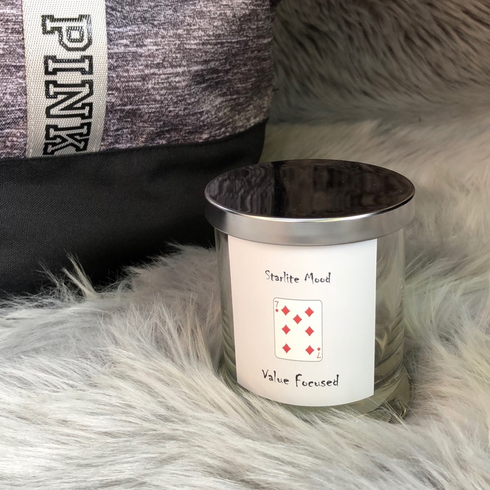 StarLite Mood Seven Of Diamonds Candle
